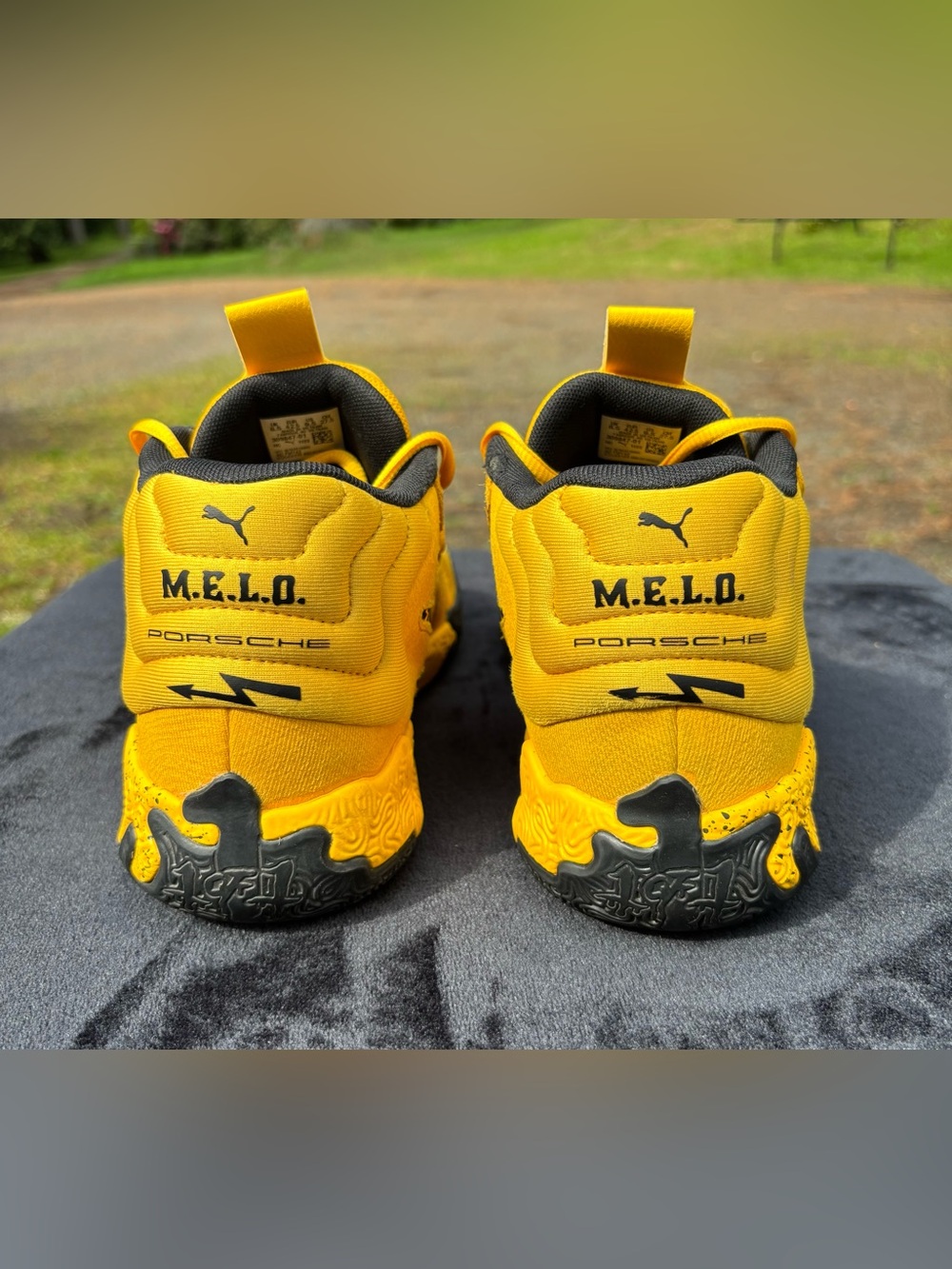 Puma Porsche x MB.03 Sport Yellow 309847-01 Men’s Size 9.5 Basketball Shoes EUC - Picture 4 of 12